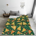 thumbnail image 5 of Pofeuu Pizza Print Ultra-Soft Micro Fleece Blanket,for Bed Or Sofa,All Season Throw Blankets Flannel Blanket-80"x60", 5 of 7