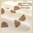 thumbnail image 3 of KABOER 12-Pack Large Baby Burp Cloths, Ultra Soft Absorbent 4-Layer Cotton Gauze Baby Washcloths, Multipurpose Drool Pads with Hanging Loops for Newborns, Great as a Baby Shower Gift 20" x 11", 3 of 7