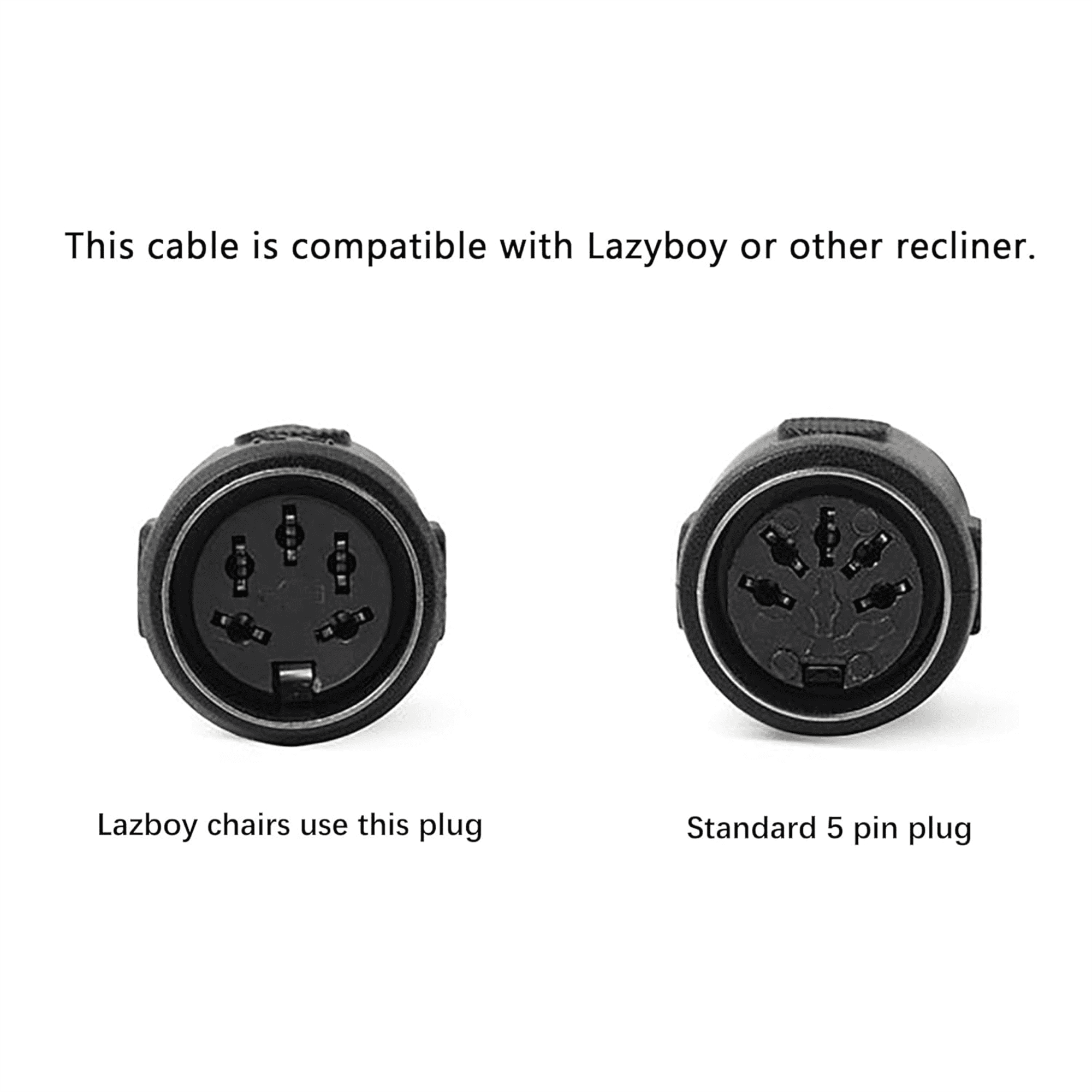 2 Pin Male to 5 Pin Female Conversion Cable Replacement Compatible with Timotion TBB3 Li-ion Battery TP2 Power Supply