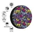 thumbnail image 5 of Spare Tire Cover, Retro Cassette Music Wheel Cover Tire Covers for Trailers Car Truck Camper Universal Tire Covering Fits Diameter 15 inch, 5 of 7