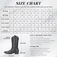 thumbnail image 6 of IUV Cowboy Boots For Women Western Boots Cowgirl Boots Pull On Pointy Toe Mid Calf Boots, 6 of 9