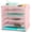 5 Tier Pink, variant on PETGLE 5 Slot Mesh Desk Organizer Tray, File Paper Letter Folder Holder Desktop Paper Sorter Mail Organization Rack Storage Accessories, for Office Home School Classroom, Black, 2 Pack