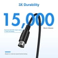 thumbnail image 4 of Paquete de 3 cables MIDI Heams Premium de 1,8 m, macho a macho, 5 pines, 4 of 7