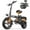 Black 15ah Pro+Shock-Absorbtion Seat+Lock & Phone Holder, variant on Electric Bike for Adults, Ebike, Electric Bicycle with 720WH Removable Battery,14" Folding Ebike, 20MPH,35+ Miles,750W Peak Motor,Full Shock Absorption,UL 2849,Commuting Mini E Bikes