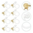 thumbnail image 2 of EeaseCA 8PCS U Shaped Ear Clips Ear Stud Ear Clip Converter Earring DIY Accessories, 2 of 7