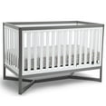 thumbnail image 1 of Delta Children Tribeca Lit de Bébé Convertible 4-en-1, Blanc/gris, 1 of 4