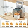 thumbnail image 4 of Cuckoo Artisan Pro Bread Maker – Stainless Steel, 17 Menu Options, Auto Fruit & Nut Dispenser, 3 Crust Levels (CBM-AAB101S), 4 of 9