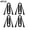 Black C1, variant on Universal Car Door Lock Stabilizers, Silicone Shock Absorbing Buffers for Noise Reduction, 4 Pieces, 4 cm x 1.6 cm x 0.9 cm