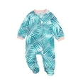 thumbnail image 2 of Luxalzxs Onesies for Baby Kids Boy Girl Double Zipper Footie Romper Jumpsuit Sleeping Pajamas Cotton One-piece Newborn Overalls 0-18 Months, 2 of 5