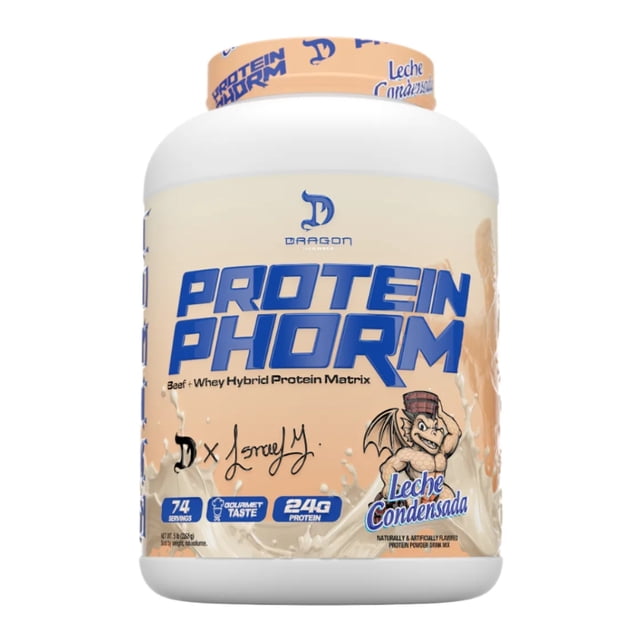 PROTEINA HIBRIDA DRAGON PHARMA PROTEIN PHORM 5LB SABOR LECHE CONDENSADA