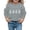 D111 Grey, variant on Toddler Girls Halloween Sweatshirt Hallowmas Ghost Print Long Sleeve Crew Neck Pullover For Girls Loose Fit Soft Tops Green Size 3-4 Years