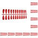 thumbnail image 2 of Guardurnaity 1 juego de uñas postizas de diferentes colores accesorios falsos SM17-P63 rojo puro SM17-P63 Rojo puro 10Conjunto, 2 of 6