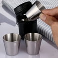 thumbnail image 2 of KEINXS 6Pcs,30ml Small Stainless Steel Pint Cups - Stackable Pint Cup Tumblers For Travel – Metal Cups For Drinking Outdoors - Reusable Steel Cups, 2 of 7