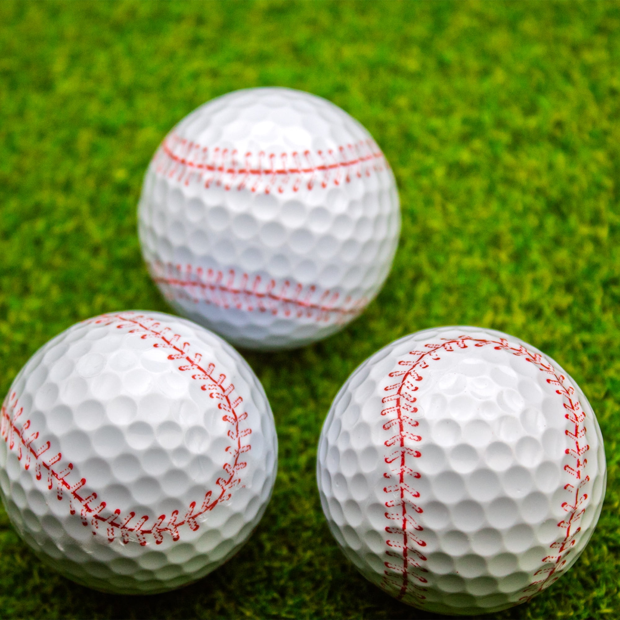 Baseball Golf Balls 12 Pack by GBM GOLF