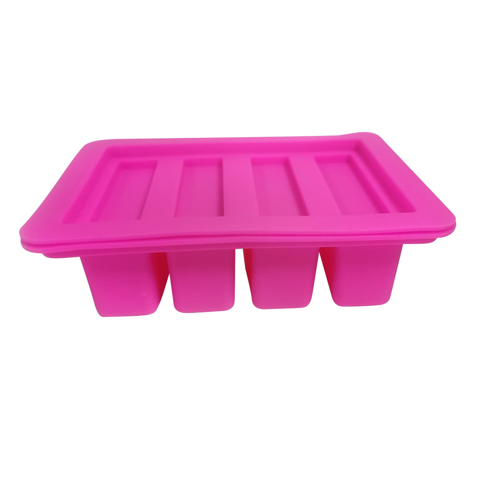 Silicone Butter Mold, Butter Molds Tray with Lid,Large Butter Maker with Food Grade Silicone Spatulas,Rectangle Container for Brownies,Homemade