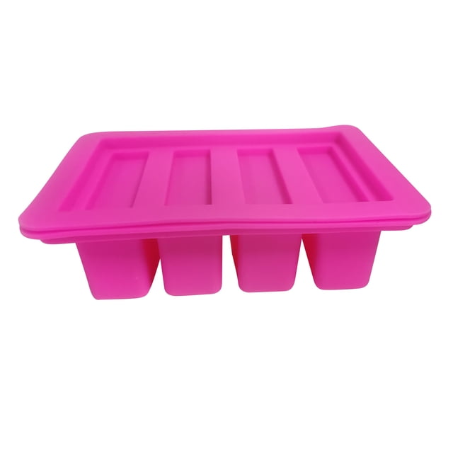 Dsscvnef Large Silicone Cake Mould with Lid and Storage Tray for Butter Baked Baking Tools Non-Stick Durable Easy Clean