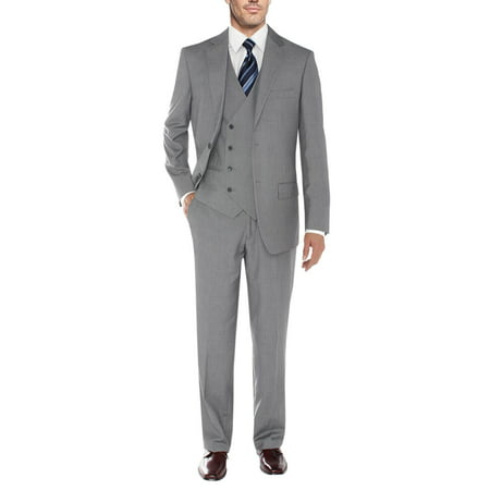 Salvatore Exte Mens Suit Vested Three Piece Blazer Jacket Dress Vest Plus Pants Db