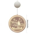 thumbnail image 3 of QTOCIO Christmas Decorations, Christmas Decorative Lights Neon Lights LED Light Strings Suction Cup Hanging Lights Acrylic Pendants Room Atmospheres Colored Lights, 3 of 6
