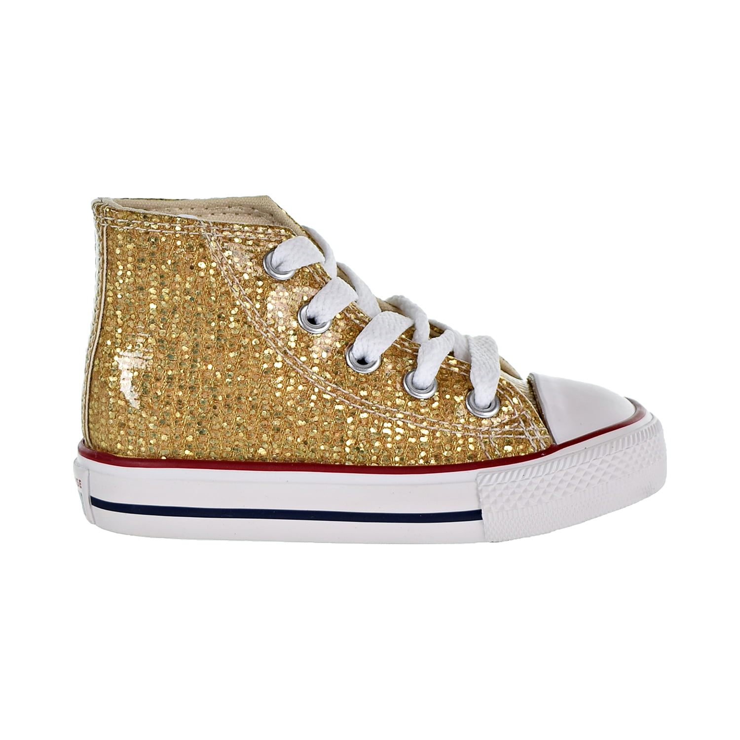 red and gold converse