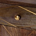 thumbnail image 5 of Beaumont Lane Island Living Wood and Metal Chairside Chest in Brown, 5 of 11