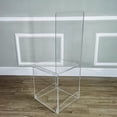 thumbnail image 4 of FixtureDisplays® 1pk, Clear Ghost Acrylic Chair 10035-3 H, 4 of 12