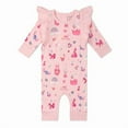 thumbnail image 4 of Paris Hilton x Monica + Andy Organic Cotton Double Ruffle Romper, Sizes 0-3-18-24 Months, 4 of 4