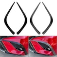 thumbnail image 2 of 2Pcs Car Front Bumper Fog Light Lamp Cover Trim Decoration Accessories For Toyota Camry Sport Model 2018-2020, 2 of 7