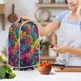 thumbnail image 3 of HELLHERO Colorful Leaf Pattern Kitchen Blender Dust Cover Not Easy to Fade Dust Protector for Kitchen Counter, 3 of 6