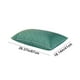 thumbnail image 5 of Almohada de reposacabezas acolchada de tela cepillada - 26x16 pulgadas, bordado en color sólido, 100% poliéster, blanco rosa gris azul verde amarillo, 5 of 6