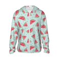 thumbnail image 2 of Lsque Watermelon UPF 50+ Lightweight Sun Protection Men's Women's Long Sleeve Shirt, Hoodie Performance -Small, 2 of 9