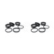 thumbnail image 4 of Wosthever CANSUCC Paquete de 6 bicicletas de montaña de aleación Arandela de auriculares Portátil Profesional Ciclos al aire libre Espaciador Negro 2Conjunto, 4 of 6