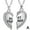silvery, variant on VtiswUws Necklace Couple/2 Pieces Female Necklace With Crystal Best Heart Friend