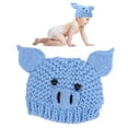 thumbnail image 3 of Sombrero de Fotografía, Lindo Diseño de Patrón de Animales Con Sombrero de Punto, Niños Cómodos y Suaves para Niños para Bebés al Aire Libre, 3 of 7