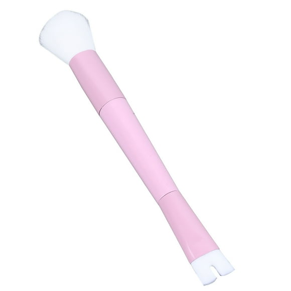 2 In 1 Contour Brush, Nose Contour U Shaped Makeup Brush Nylon Plastic For Sculpting