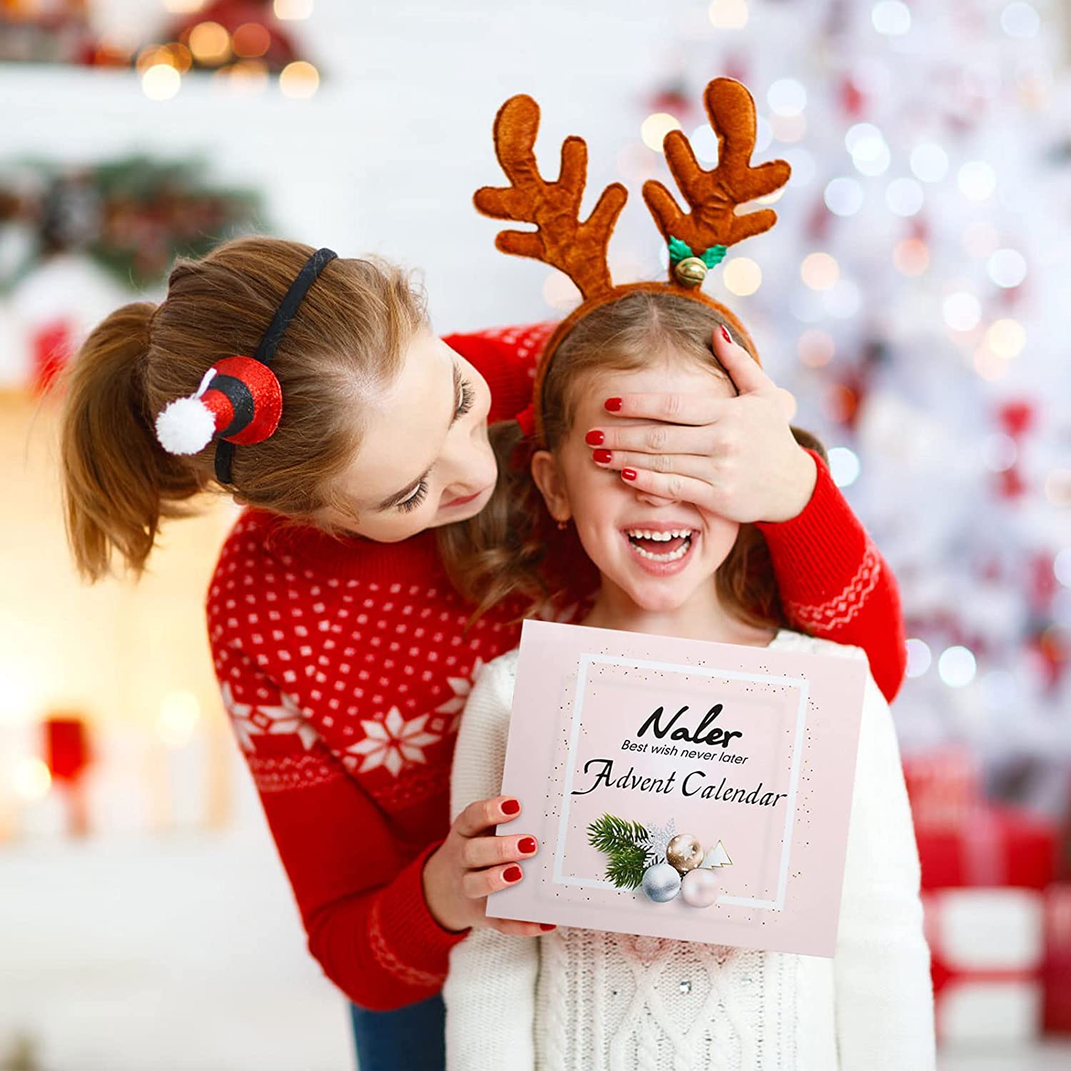Naler Rose Gold Jewelry Advent Calendar for Women photo 5