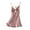 Pink, variant on Womens Nightgown with Built in Bra Crossover Back Chemise Sleepshirts Cut Out Satin Nightdress Soft V Neck Short Lingerie Dress Full Slip Sleeveless Sleep Gowns