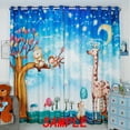 thumbnail image 2 of Gckg Mermaid Window Curtain,Mermaid Grommet Blackout Curtain Room Darkening Curtains For Bedroom And Kitchen Size 52(W) X 84(H) Inches (Two Piece), 2 of 4