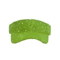 thumbnail image 2 of Glitter Sequin Visor - Lime, 2 of 4