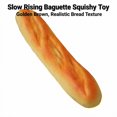 thumbnail image 2 of Slow Rising Baguette Squishy Toy with Bread Texture, 1 Piece, Golden Brown, for Relaxation, Simulated Toy, 2 of 3