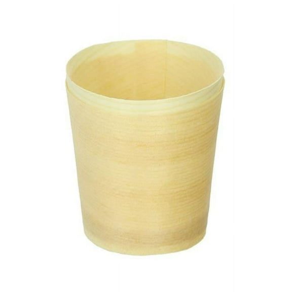 Packnwood 210BBCUP42 1 oz Mini Wooden Cup - 1.5 Dia. x 1.6 in.
