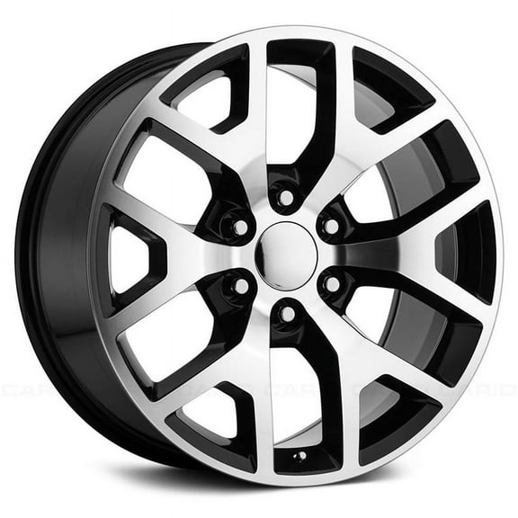 OE Creations Aluminum Rim PR169 20X9in Gloss Black with Machined Spokes Finish, 169BM-295827