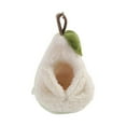 thumbnail image 2 of Bolsa de hámster en forma de pera Cama de lavado de azúcar Semi Abierto Decoración de animales pequeños Hábitat para Degu Golden Bear, 2 of 8