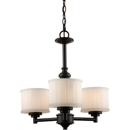 

Chandeliers 3 Light Fixture With Rubbed Oil Bronze Finish Metal E26 20 180 Watts