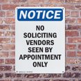 thumbnail image 4 of (2 Pack) No Soliciting Vendors Seen By OSHA Notice Sign 7 Inch X 10 Inch Plastic Sign, Weather Resistant, UV Protected for Workplace, Business, and Construction Site, Made in the USA, 4 of 8