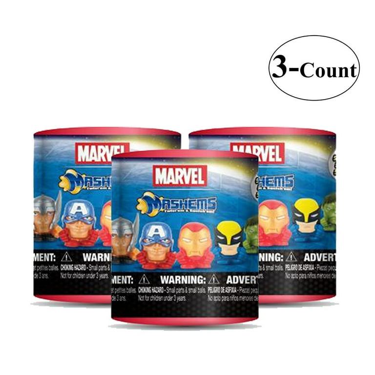 Tech4Kids Marvel Avengers Mash'ems – 3 PACK - Mystery Capsules