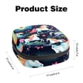thumbnail image 2 of Unicorn Sanitary Napkin Storage Bag Pouch, Period Bag Makeup Travel Bag Oxford Cloth Small Travel Toiletry Bag for Women, 4.7x6.6x6.6 in, 2 of 6