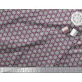 thumbnail image 2 of Soimoi Polyester Crepe Fabric Artistic Floral Printed Fabric 1 Yard 52 Inch Wide, 2 of 3