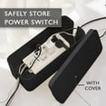 thumbnail image 6 of SSZMDLB under $5 Cable Storage Box, Wire Organizer Management Box, Power Cord Concealer, Neat Cable Solution for Office, Home Entertainment Center, Desk, 6 of 7