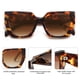 thumbnail image 3 of Gafas de sol SOJOS SJ2205 Polarized Cateye Brown para mujer, 3 of 5