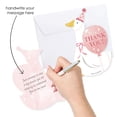 thumbnail image 2 of Big Dot of Happiness One Silly Goose Pink Thank You Cards with Envelopes, Girl 1st Birthday Party Flat Blank Thank You Note Cards - Set of 12, 2 of 6